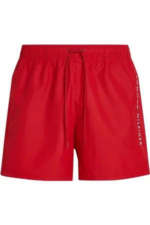 Tommy Hilfiger Medium Drawstring Badeshorts Red