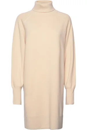 HUGO BOSS Felindane Kort Kjole Cream