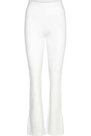 Casall Grace Flare Slit Pant Sport Sport Clothing Sport Tights Sport Leggings White