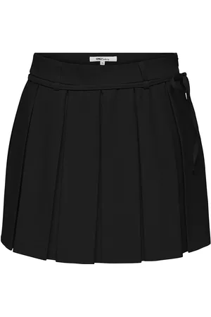 ONLY Onlmarine Life Mw String Pleat Skirt Tlr Skirts Short Skirts Black