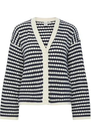Y.A.S Cibyl Ls Knit Cardigan Noos Tops Knitwear Cardigans Navy