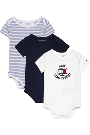 Tommy Hilfiger 3 Pack Body Ss Giftbox Bodies Short-sleeved Blue