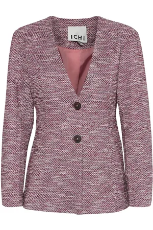 Ichi Ihkate Checlé Bl2 Blazers Single Breasted Blazers Burgundy