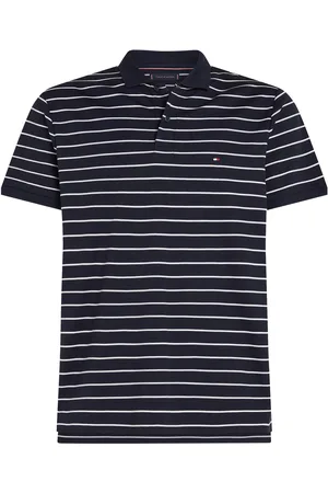 Tommy Hilfiger Liquid Cotton Reg Seasonal Polo Tops Polos Short-sleeved Navy