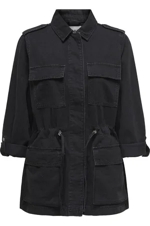 ONLY Onlkenya L/S Utility Dnm Jkt Akm Cs Dongerijakke Denimjakke Black