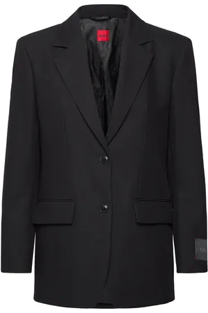 HUGO BOSS Areota Blazers Single Breasted Blazers Black