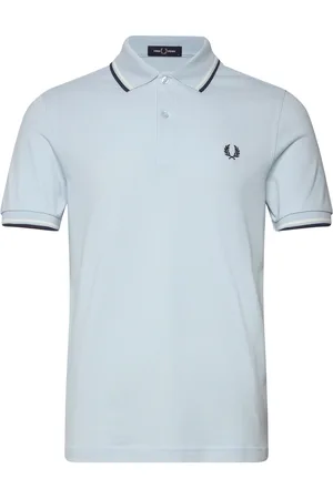 Fred Perry Twin Tipped Fp Shirt Tops Polos Short-sleeved Blue