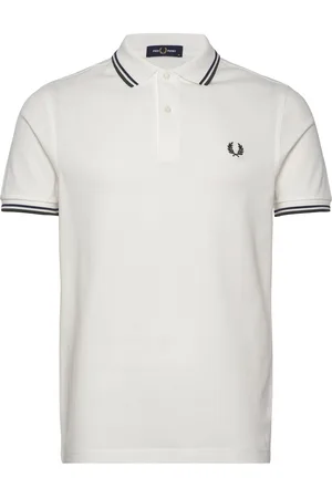 Fred Perry Twin Tipped Fp Shirt Tops Polos Short-sleeved White