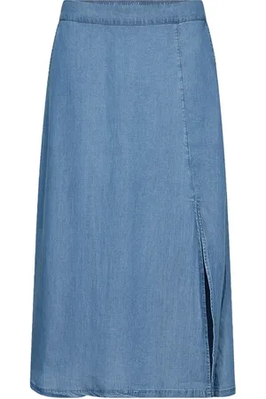 soyaconcept Sc-Liv Skirts Knee-length & Midi Skirts Blue