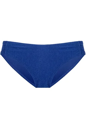 Dorina Madras Brief Swimwear Bikinis Bikini Bottoms Bikini Briefs Blue