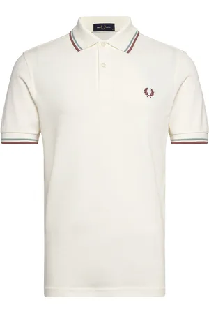 Fred Perry Twin Tipped Fp Shirt Tops Polos Short-sleeved White