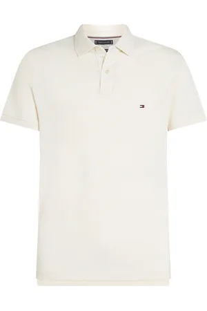 Tommy Hilfiger 1985 Regular Polo Tops Polos Short-sleeved White