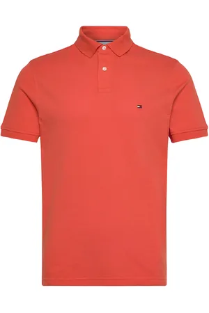Tommy Hilfiger 1985 Regular Polo Tops Polos Short-sleeved Orange
