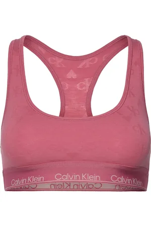Calvin Klein Unlined Bralette Lingerie Bras & Tops Soft Bras Bralette Pink