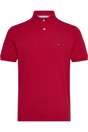 Tommy Hilfiger 1985 Regular Polo Tops Polos Short-sleeved Red