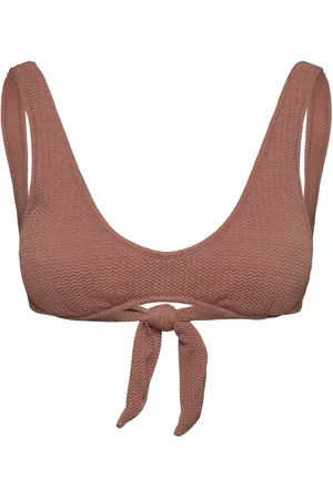 Seafolly Seadive Multi Fit Longline Top Swimwear Bikinis Bikini Tops Bandeau Bikinitops Brown