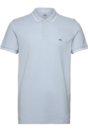 Lee Pique Polo Tops Polos Short-sleeved Blue