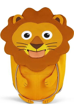 Affenzahn Small Friend Lion Accessories Bags Backpacks Yellow