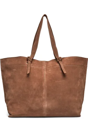Beck Söndergaard Suede Veg Aubrey Bag Bags Small Shoulder Bags-crossbody Bags Brown