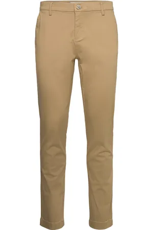 Bruun & Stengade Bs Olav Regular Fit Chinos Bottoms Trousers Chinos Beige