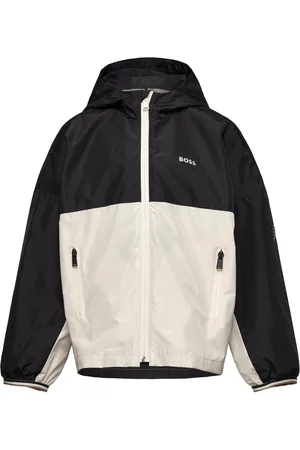 HUGO BOSS Jacket Outerwear Jackets & Coats Windbreaker Black