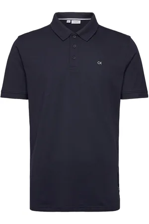 Calvin Klein Quad Polo Sport Men Sport Clothing Sport Tops Sport Polos Sport Short-sleeved Polos Navy