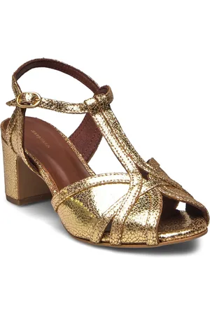 Anonymous copenhagen Therese 55 Sandal Med Hæl Gold