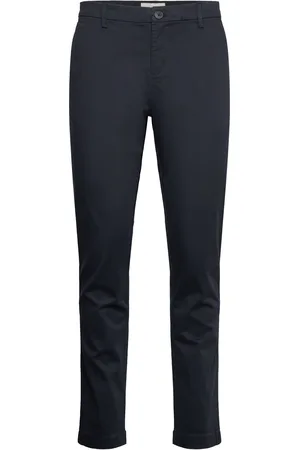 Bruun & Stengade Bs Olav Regular Fit Chinos Bottoms Trousers Chinos Navy