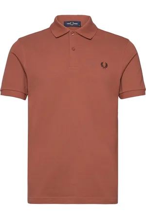 Fred Perry The Shirt Tops Polos Short-sleeved Brown