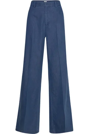 Mads Norgaard Soft Denim Perry Pants Bottoms Trousers Chinos Blue