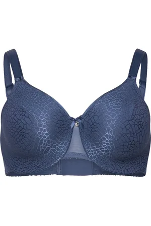 Chantelle C Magnifique Very Covering Molded Bra Designers Bras & Tops Full Cup Bras Blue