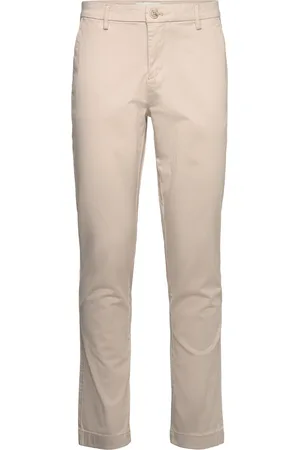 Bruun & Stengade Bs Olav Regular Fit Chinos Bottoms Trousers Chinos Cream