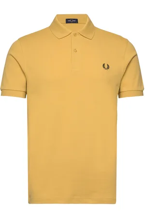 Fred Perry The Shirt Tops Polos Short-sleeved Yellow