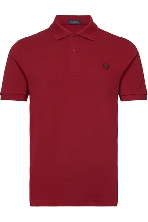 Fred Perry The Shirt Tops Polos Short-sleeved Burgundy