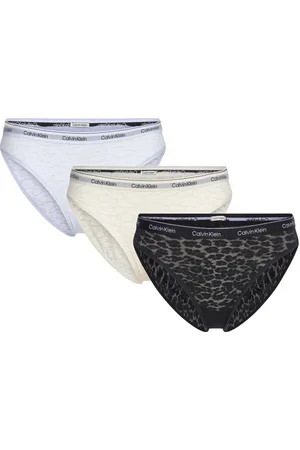 Calvin Klein Bikini 3Pk Truse Brief Truse Black