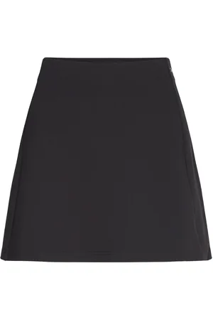 Calvin Klein Logo Milano Skirt Skirts Short Skirts Black