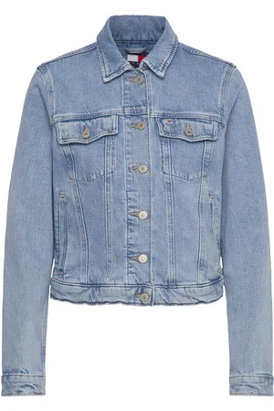Tommy Hilfiger Classic Trucker Jacket Bi8110 Dongerijakke Denimjakke Blue