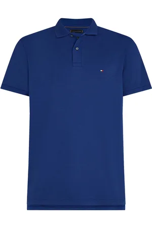Tommy Hilfiger Liquid Cotton Reg Seasonal Polo Tops Polos Short-sleeved Navy