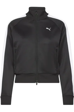 PUMA T7 Always On Short Track Jacket Sport Women Sport Clothing Sport Sweat-shirts & Hoodies Sport Sweat-shirts Black