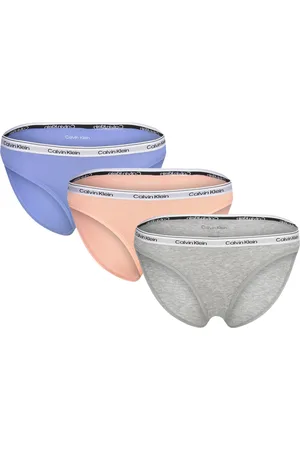 Calvin Klein Bikini 3Pk Truse Brief Truse Blue