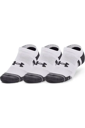 Under Armour Ua Performance Cotton 3Pk Ns Sport Women Sport Clothing Sport Socks White