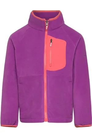 Columbia Fast Trek Iv Fleece Full Zip Outerwear Fleece Outerwear Fleece Jackets Purple
