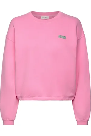 American Vintage Izubird Tops Sweat-shirts & Hoodies Sweat-shirts Pink
