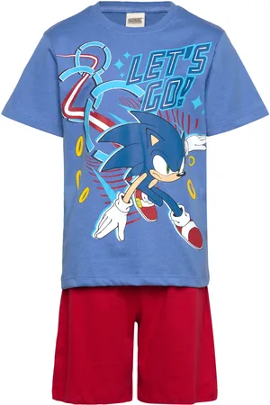 Sonic The Hedgehog Pyjama Pyjamas Sett Blue