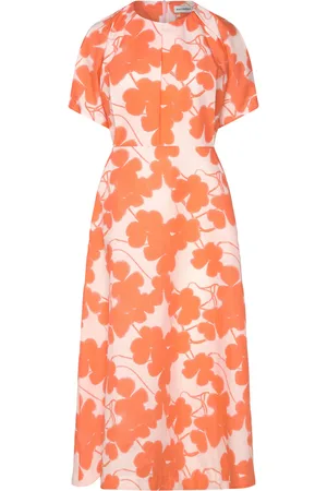Marimekko Anatomia Ketunleipä Maxikjole Festkjole Orange