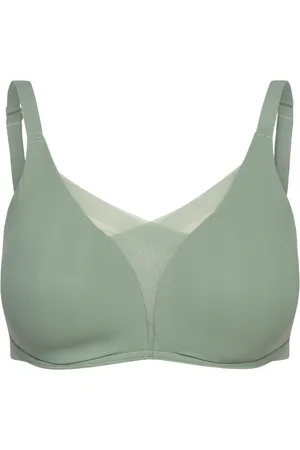 Triumph Shape Smart P Lingerie Bras & Tops Soft Bras Non Wired Bras Green