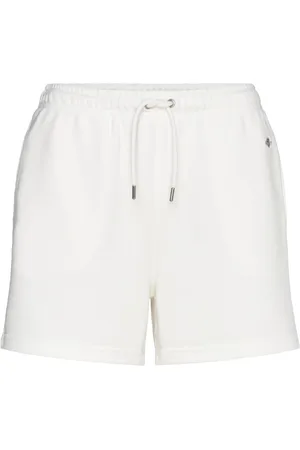 GANT Reg Shield Shorts Bottoms Shorts Sweat Shorts White