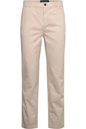 Lyle & Scott Straight Leg Chino Bottoms Trousers Chinos Beige