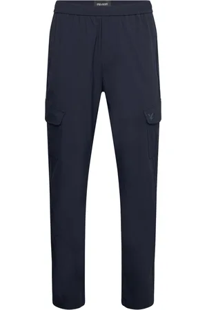 Lyle & Scott Nylon Cargo Trouser Bottoms Trousers Cargo Pants Navy