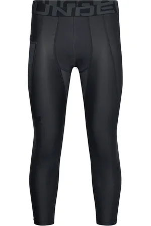 Under Armour Ua Hg Armour 3/4 Legging Bottoms Running-training Tights Black